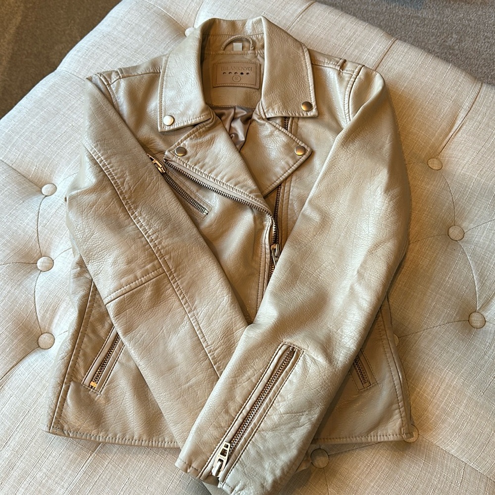 Blank NYC Faux Leather Moto Jacket